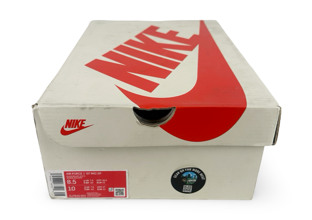 Nike Air Force 1 Mid Stussy Light Bone Black