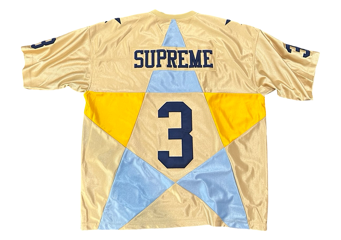 Supreme Star Football Jersey Gold