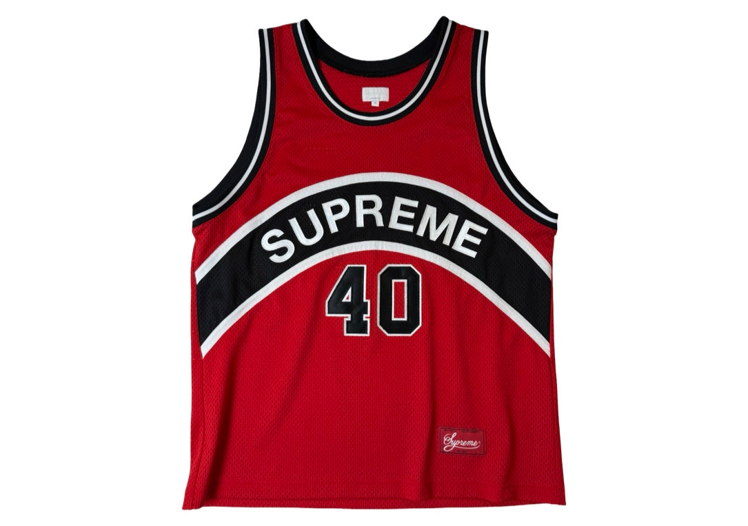Supreme Curve Baskebal Jersey Red (SS17)