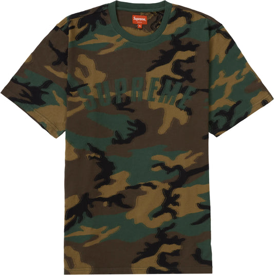 Supreme Intarsia Camo S/S Top Woodland Camo