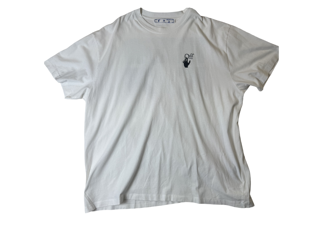 Off-White Ripped Arrows T-Shirt White