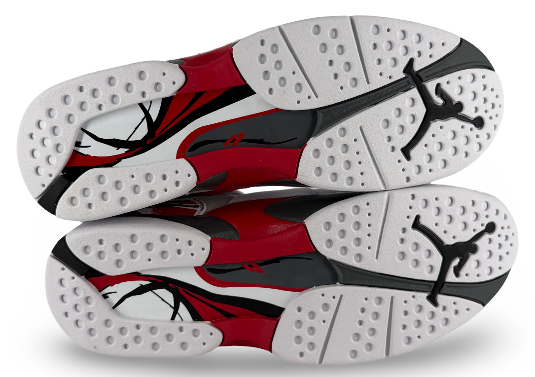 Jordan 8 Retro White True Red (2025)