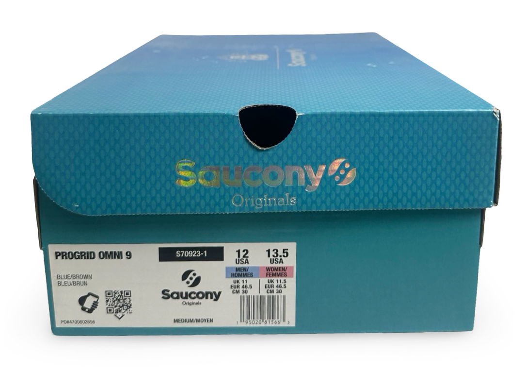 Saucony ProGrid Omni 9 Footpatrol Blue Brown