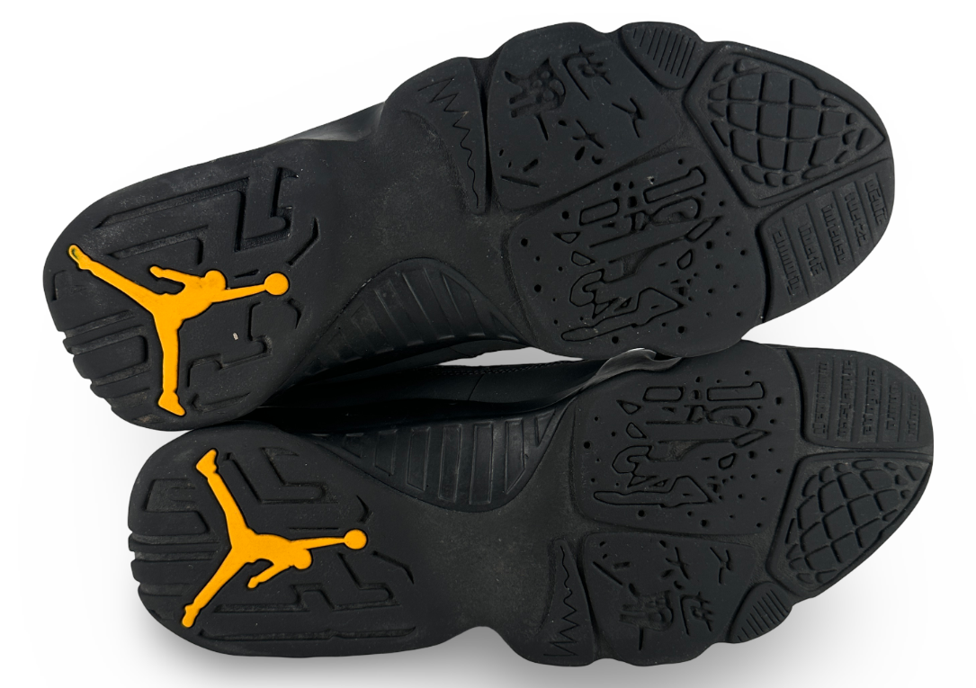 Jordan 9 Retro Dark Charcoal University Gold