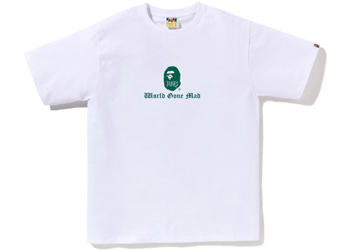 BAPE A Bathing Ape Logo Tee White