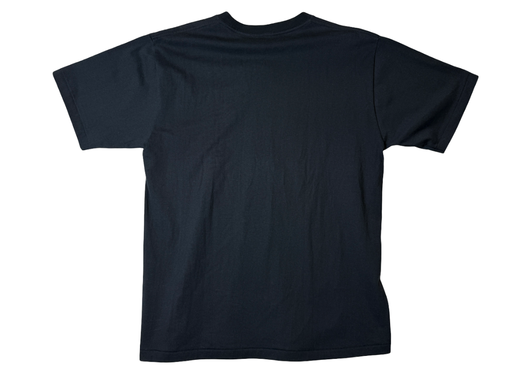 BAPE ABC Gold Zip Shark T-Shirt Black