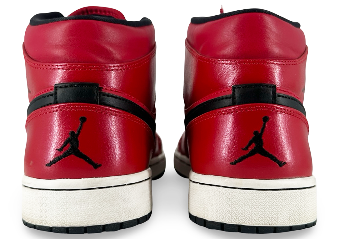 Jordan 1 Mid Gym Red Black Patent