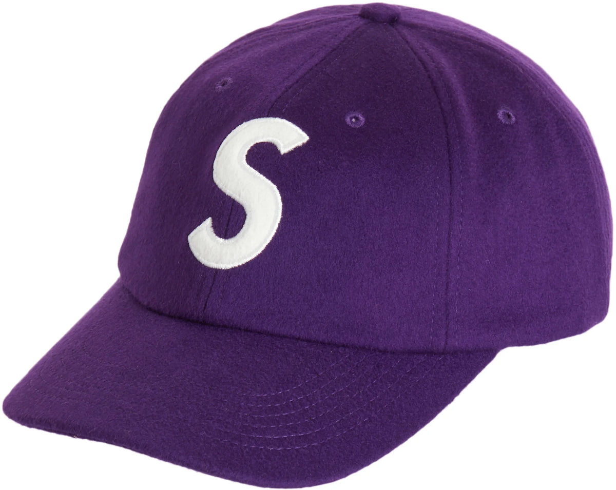 Supreme Wool S Logo 6 Panel (FW21) Purple