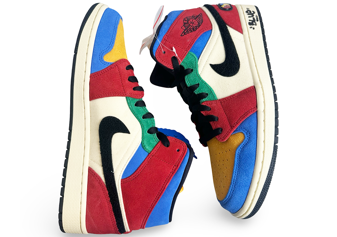 Jordan 1 Mid SE Fearless Blue the Great (SIGNED BOX/SHOES)