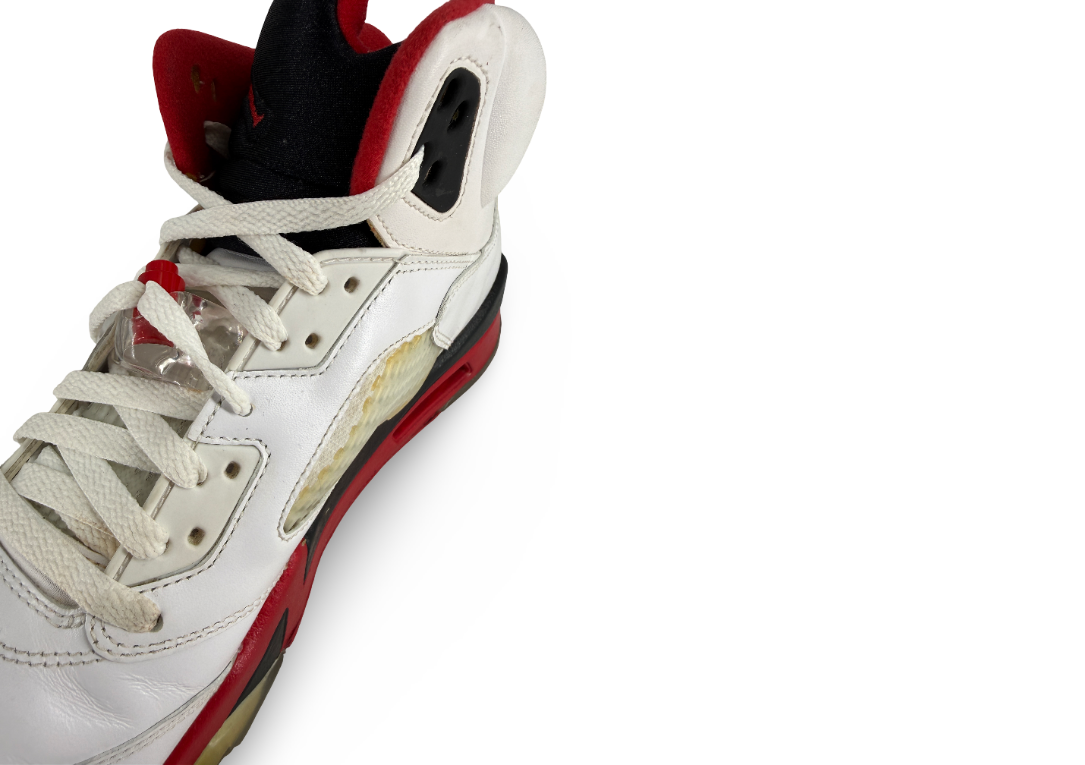 Jordan 5 Retro Fire Red Black Tongue (2013)