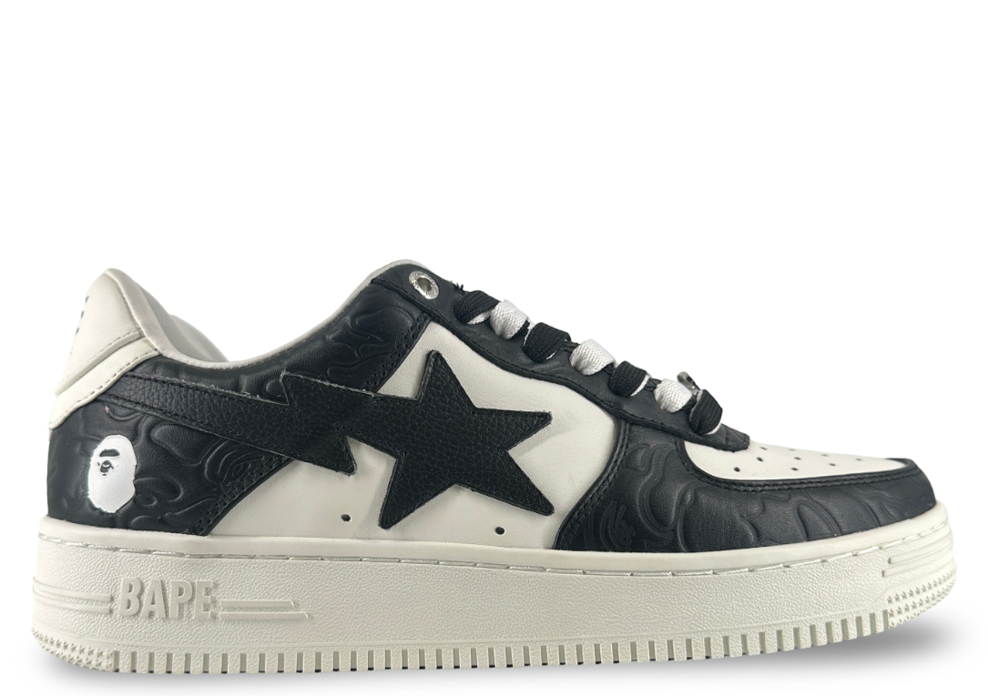 A Bathing Ape Bape Sta #4 Line Camo White Black