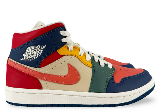 Jordan 1 Mid SE Multi Color (2022) (Womens)