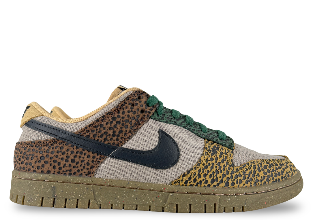 Nike Dunk Low Safari Golden Moss