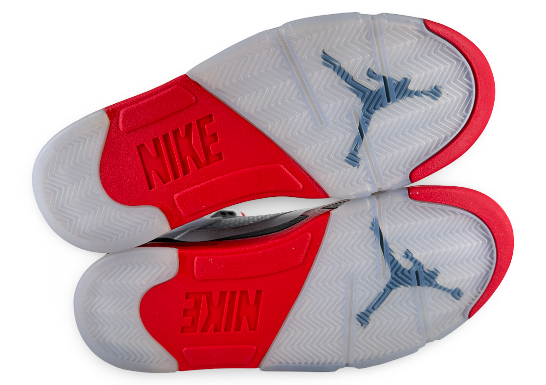 Jordan 5 Retro Fire Red Black Tongue (2025)