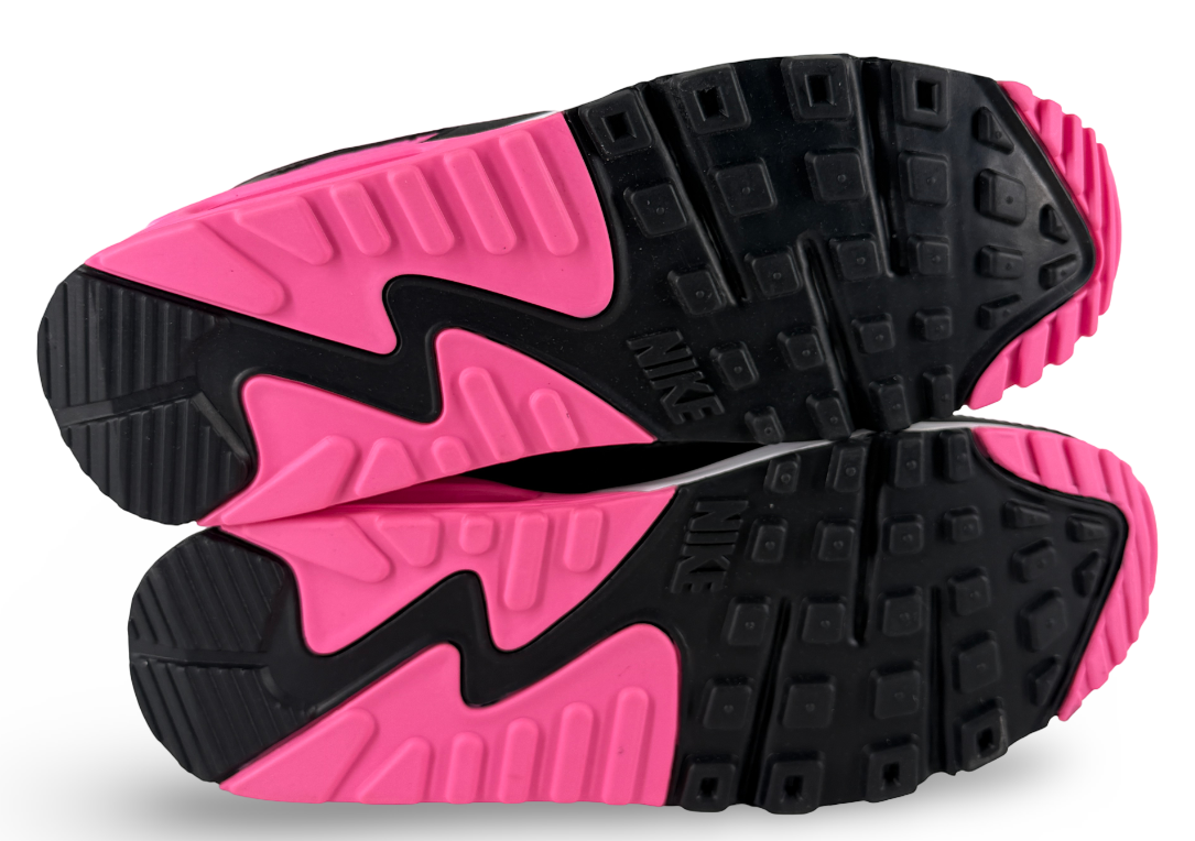 Nike Air Max 90 White Pink Glow Wolf Grey (Women's)