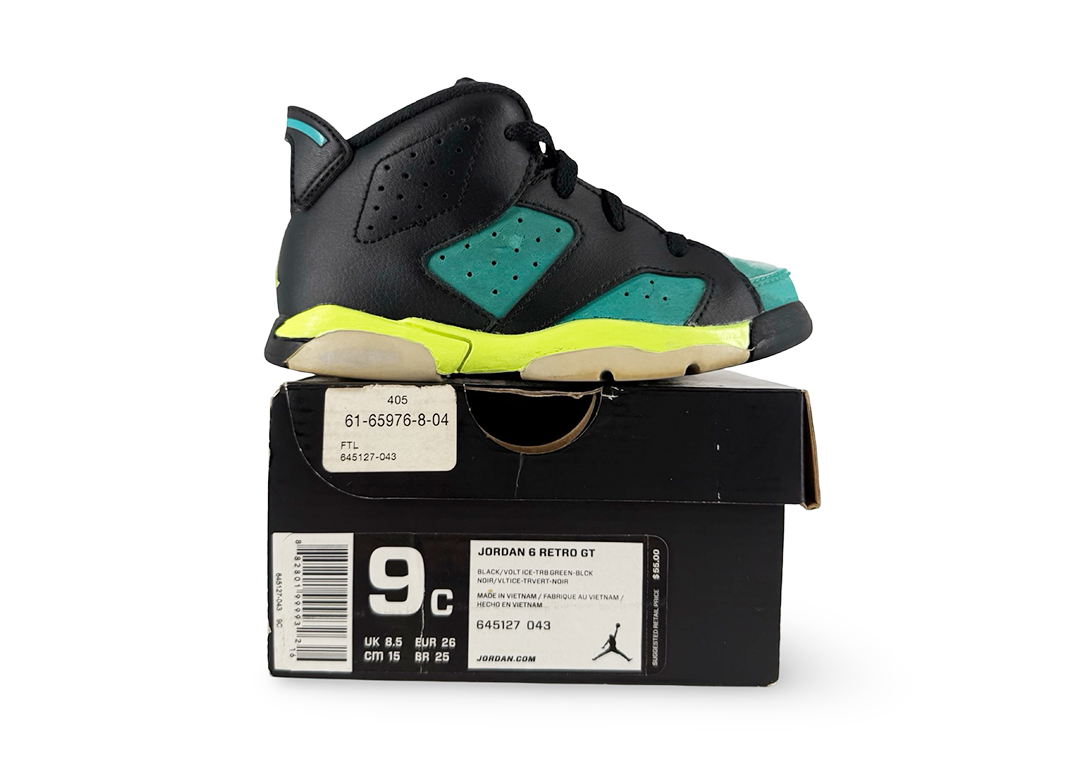 Jordan 6 Retro Turbo Green (TD)