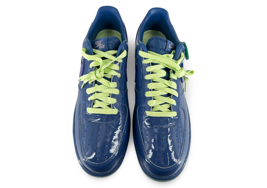 Nike Air Force 1 Low Patent Leather Mystic Navy Grape Ice