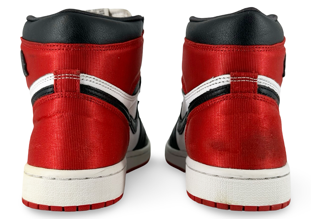 Jordan 1 Retro High Satin Black Toe (Women's)