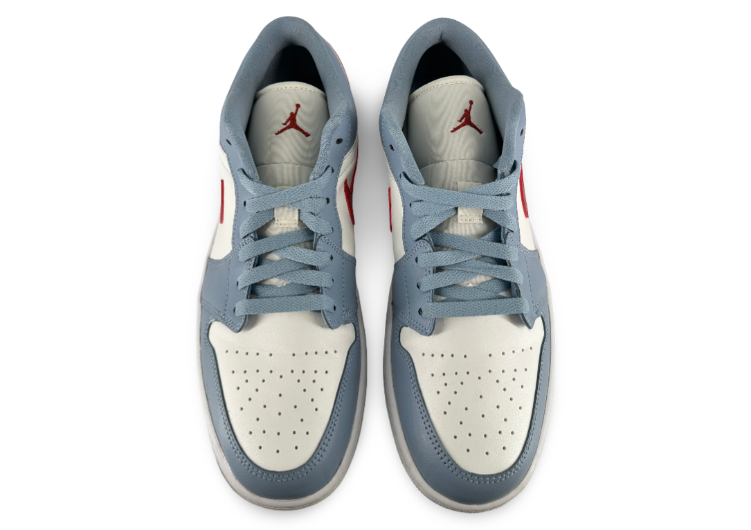 Jordan 1 Low Blue Whisper Dune Red (Women's)