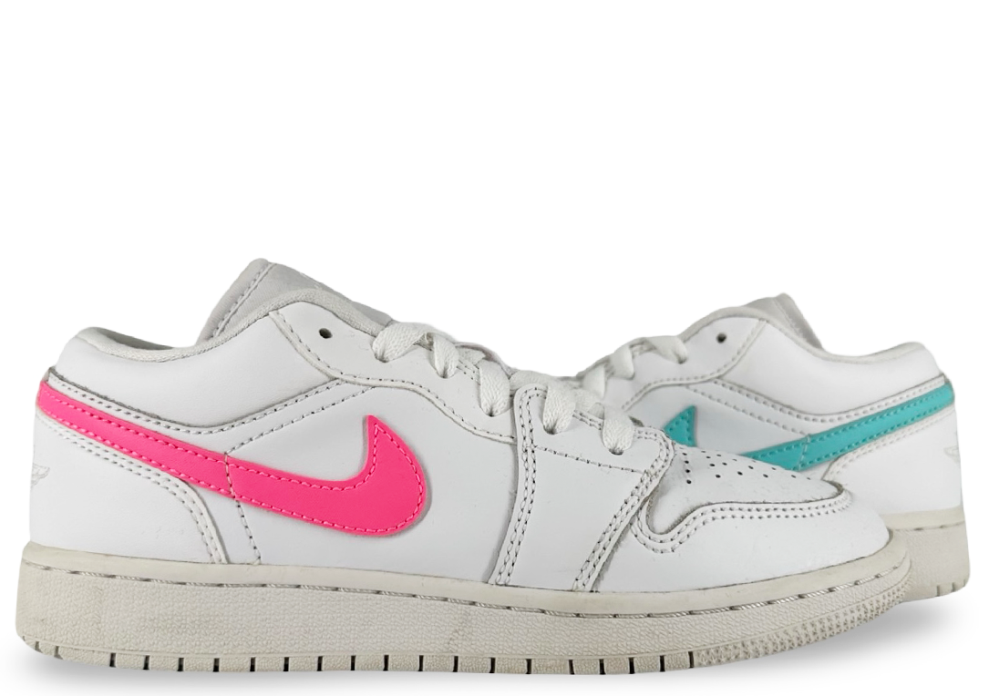 Jordan 1 Low White Neon (GS)