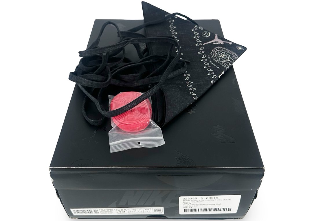 Jordan 1 Retro Low OG SP Travis Scott Black Phantom