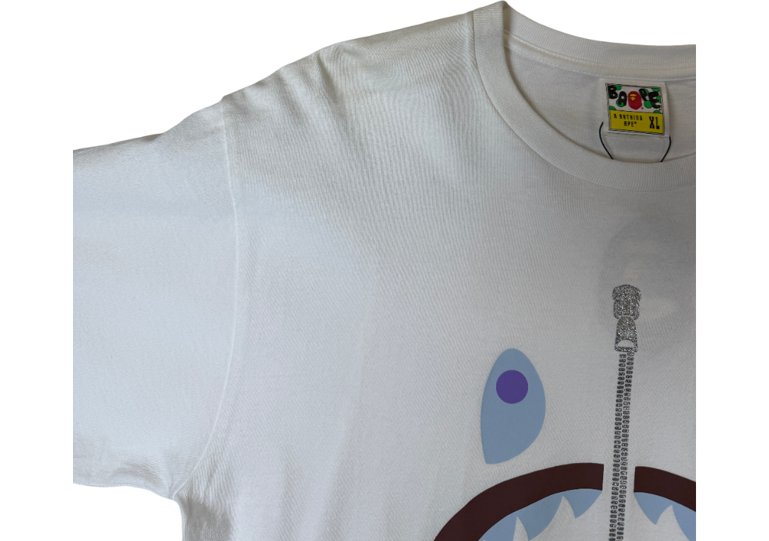 BAPE Color Camo Shark Tee White/Purple