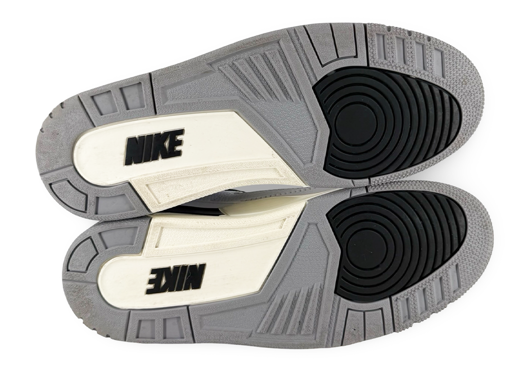 Jordan 2/3 White Black Metallic Silver