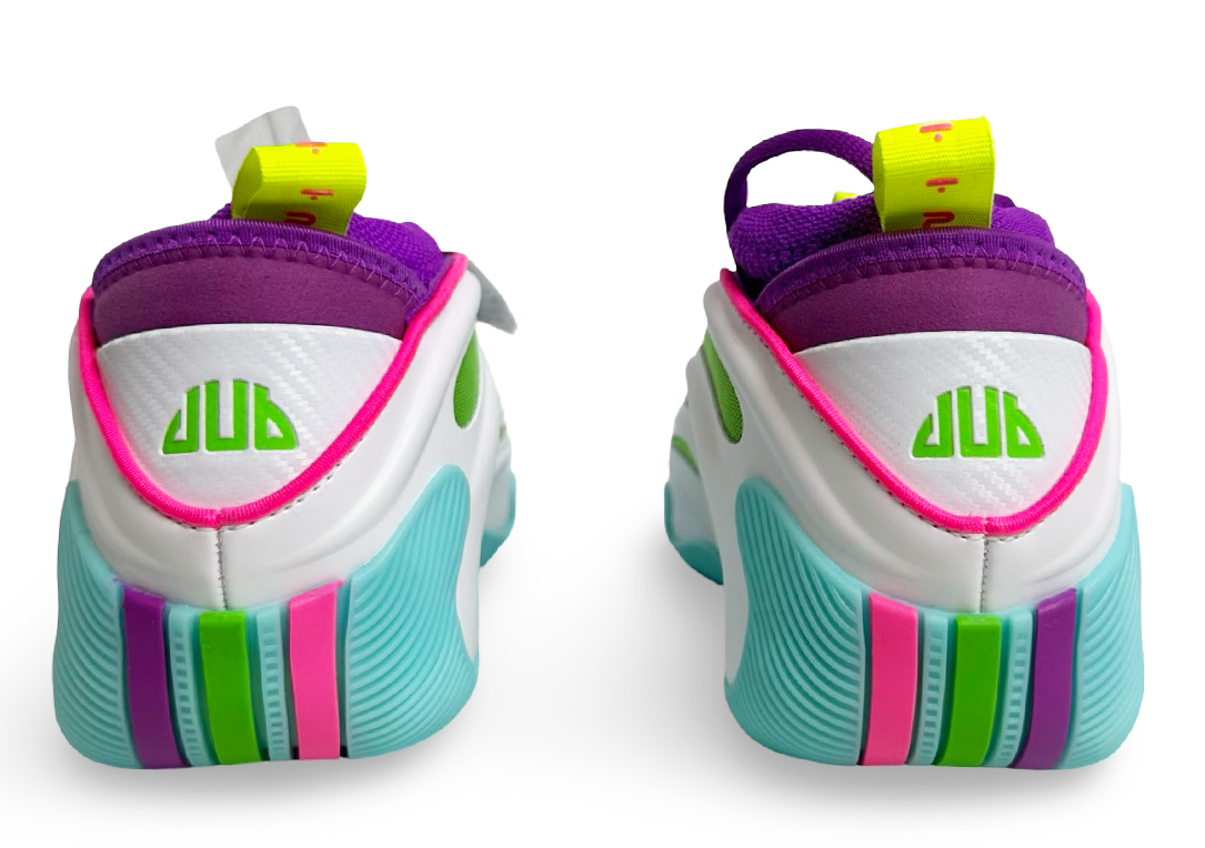 adidas Harden Vol. 9 Jalen Williams White Lucid Lime Pink