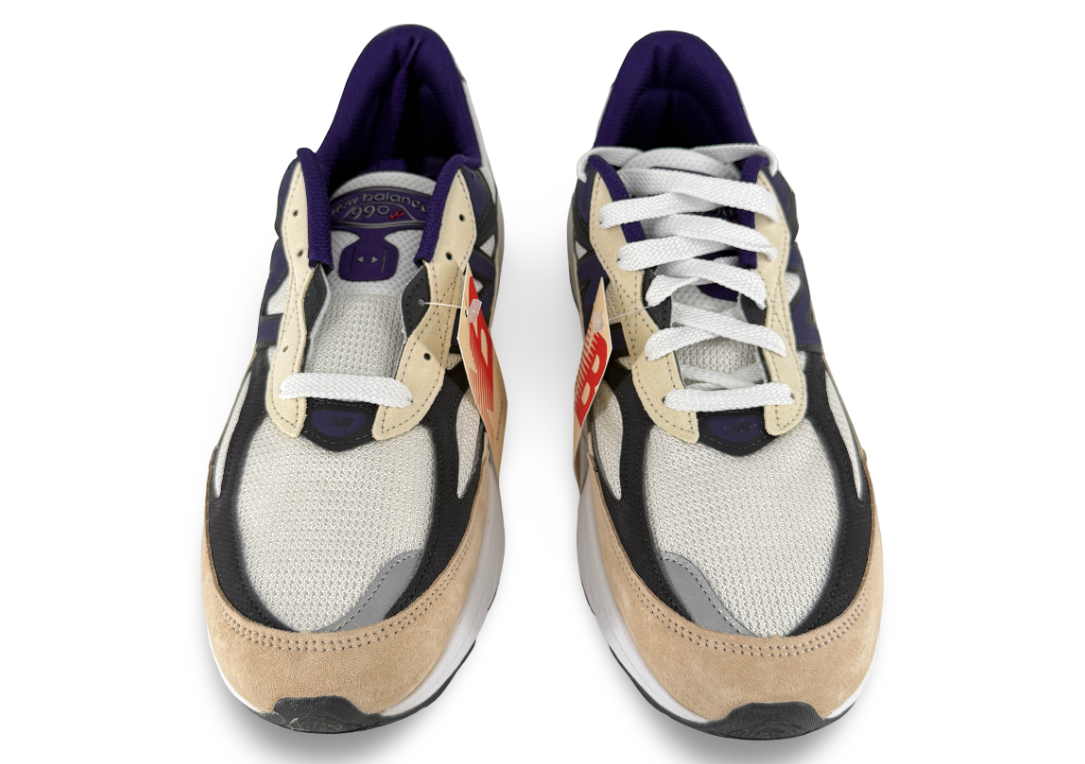 New Balance 990v6 MiUSA Teddy Santis White Black Plum
