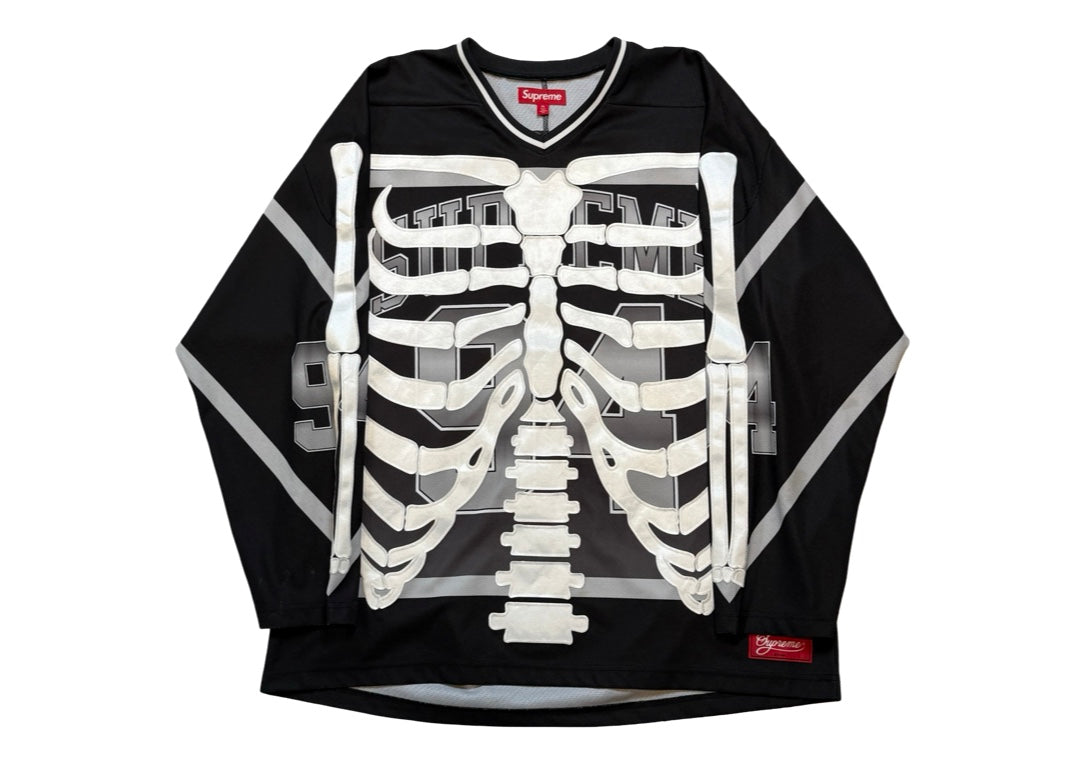 Supreme Bones Hockey Jersey Black