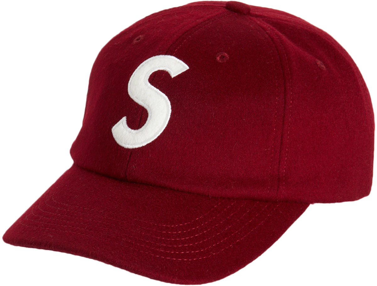 Supreme Wool S Logo 6 Panel (FW21) Red