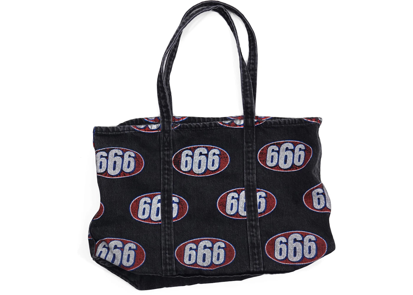 Supreme 666 Denim Tote Black