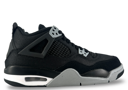 Jordan 4 Retro Black Canvas (GS)
