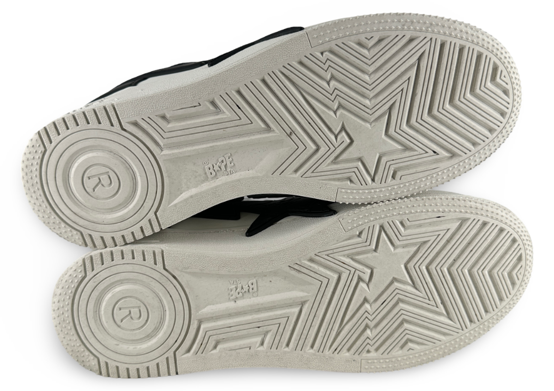 A Bathing Ape Bape Sta OS #2 M2 Black White