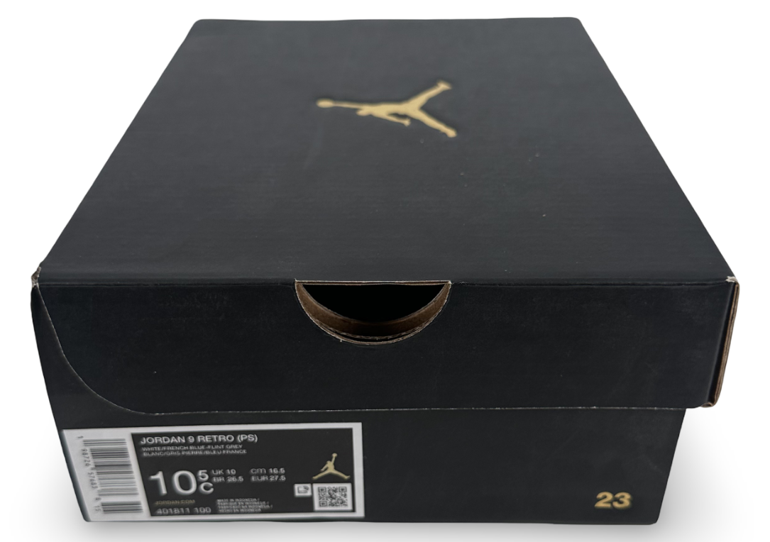 Jordan 9 Retro Flint Grey French Blue (2026) (PS)