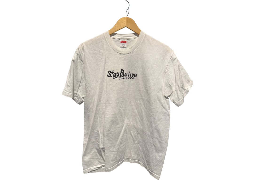 Supreme Stay Positive Tee White