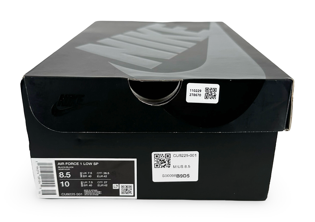 Nike Air Force 1 Low Supreme Black