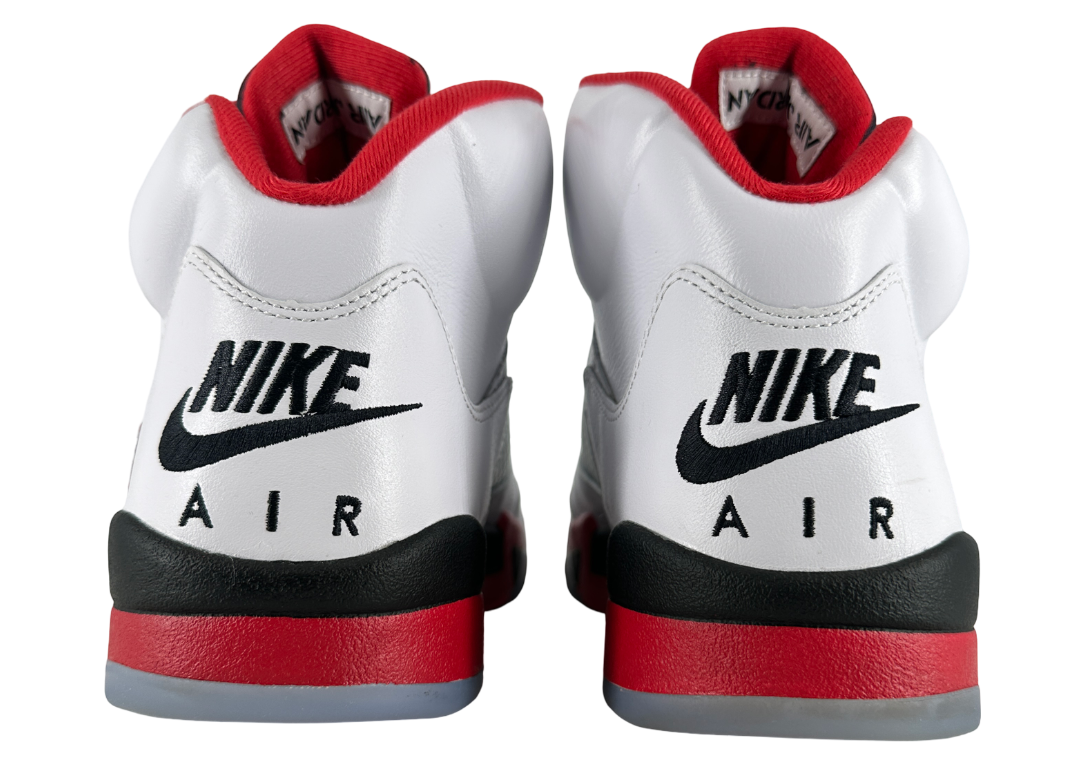 Jordan 5 Retro Fire Red Black Tongue (2025)