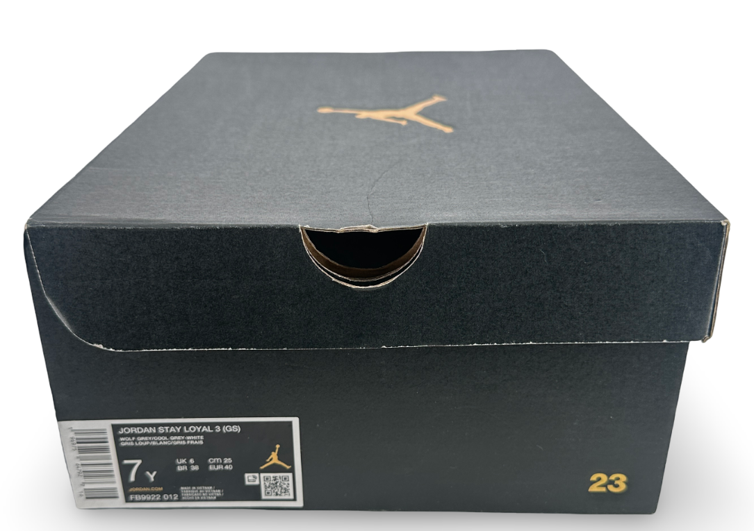 Jordan Stay Loyal 3 Wolf Grey White Cool Grey (GS)
