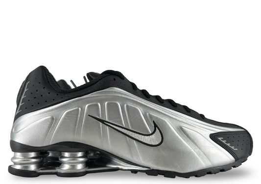 Nike Shox R4 Metallic Silver Black
