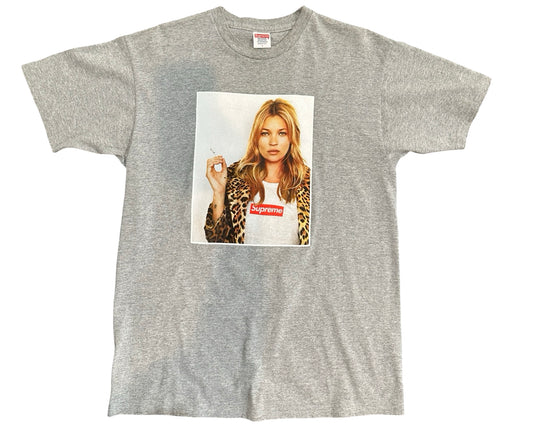 Supreme Kate Moss Photo T-Shirt Grey