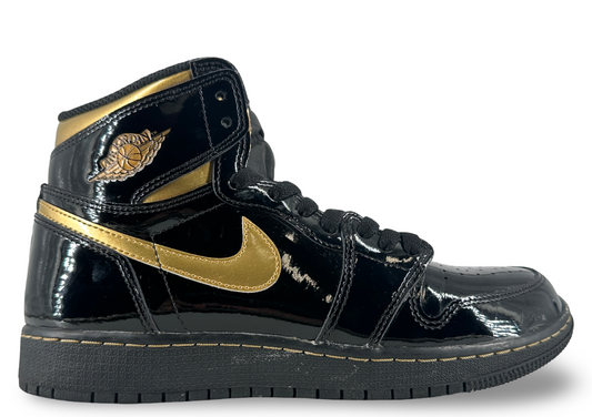 Jordan 1 Retro High Black Metallic Gold (2020) (GS)