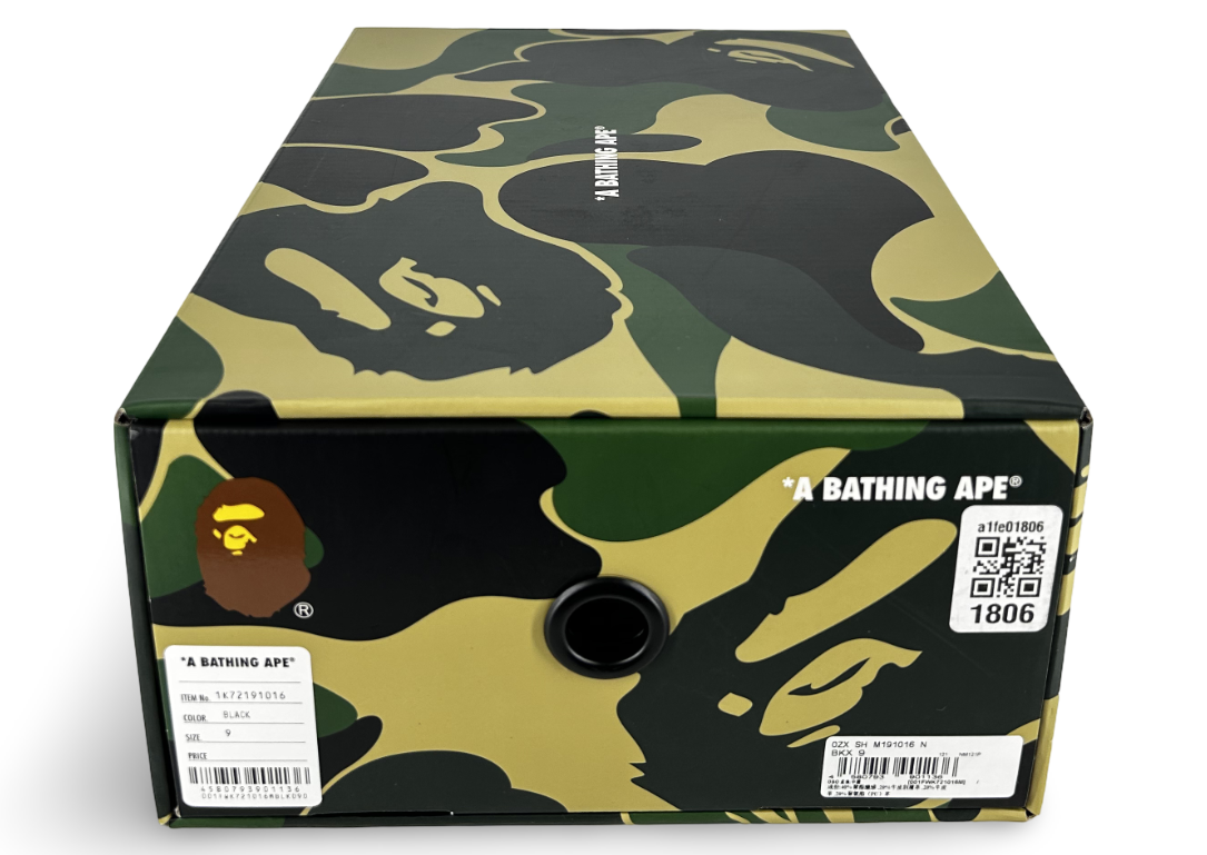 A Bathing Ape Bape Sta Black Mesh