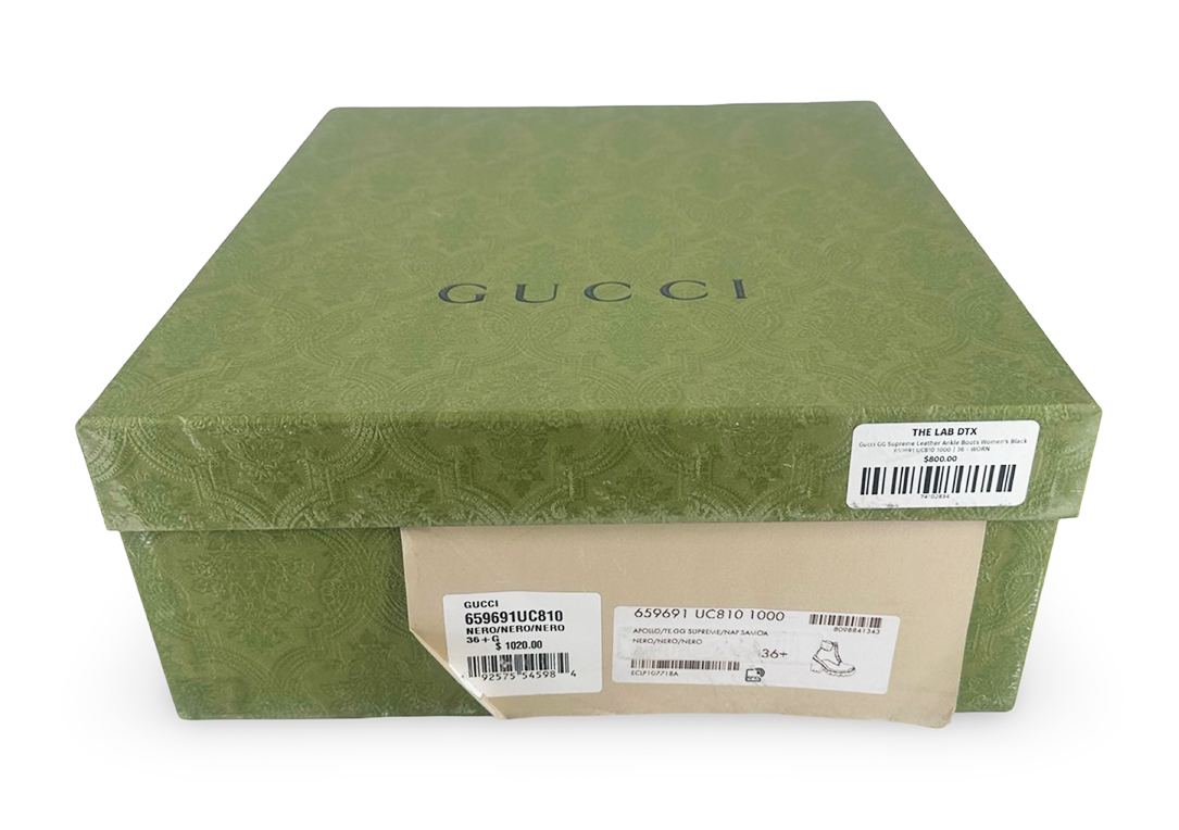 Gucci GG Ankle Boot Black (Women's)