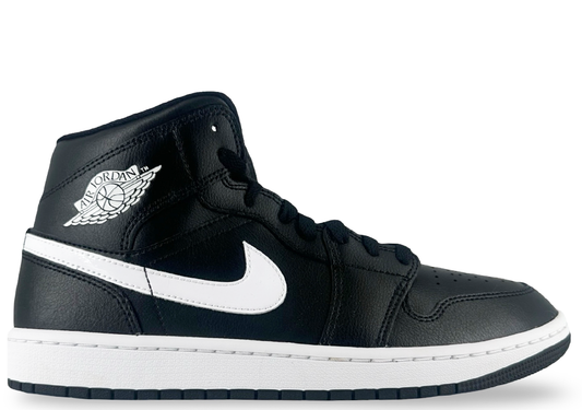 Jordan 1 Mid Black White (Womens)