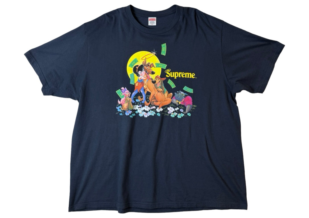 Supreme All Dogs Go To Heaven Tee Navy