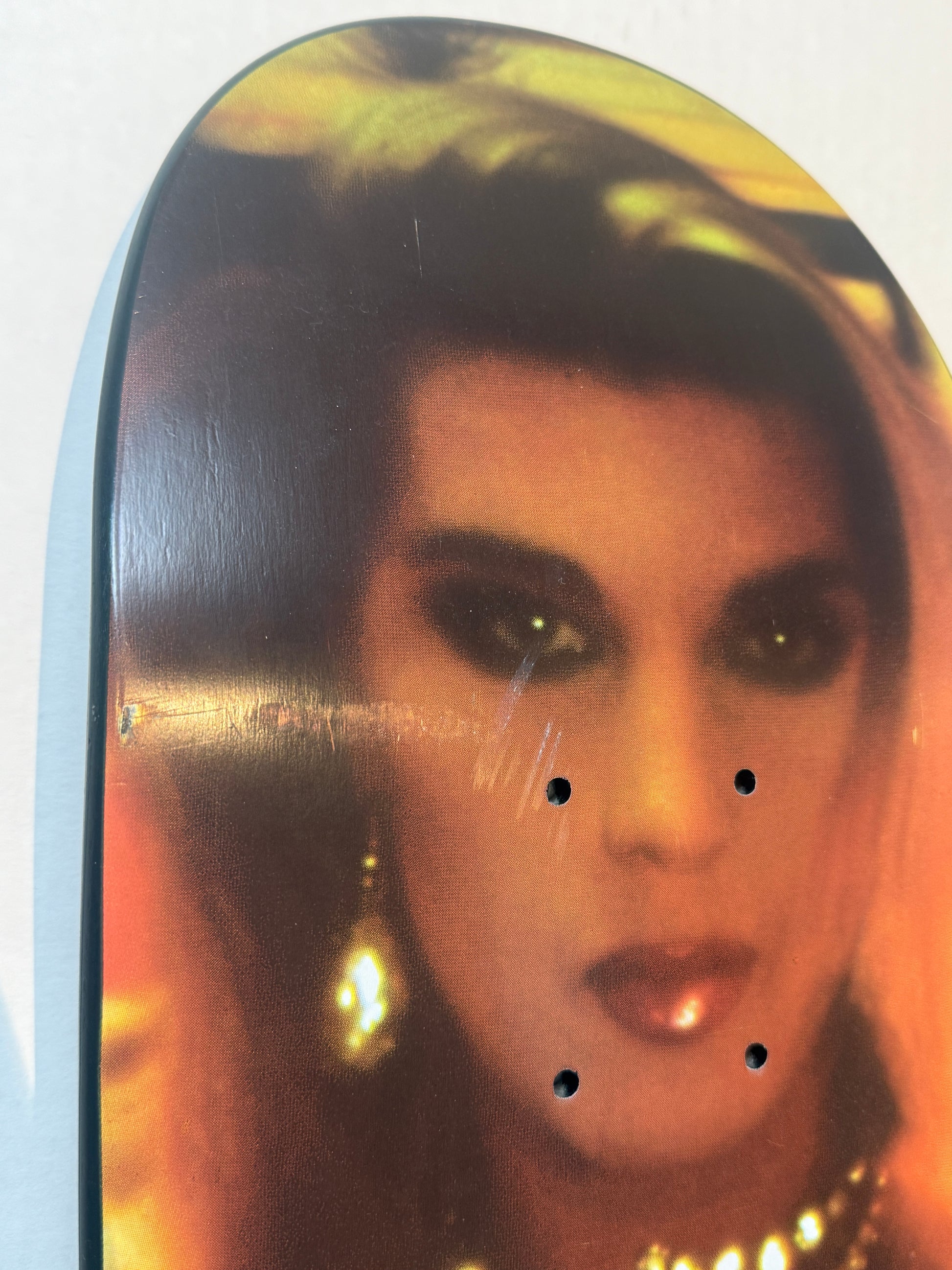 Supreme Nan Goldin Kim In Rhinestones Skateboard Deck Multi