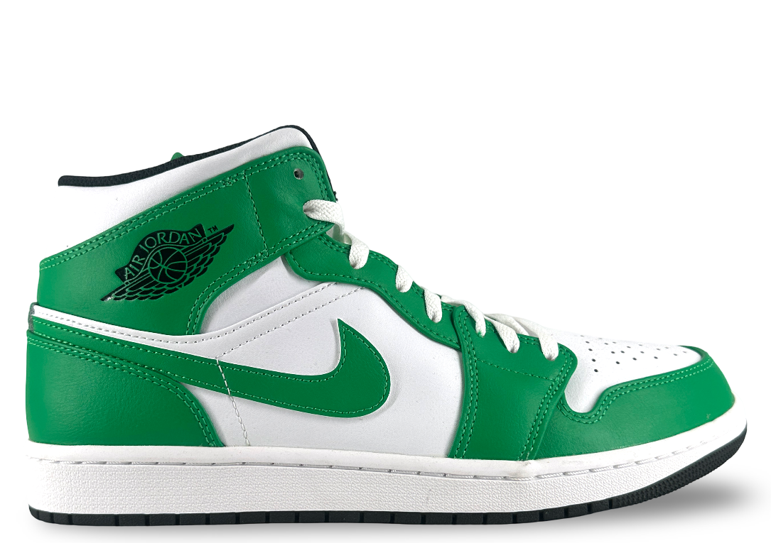 Jordan 1 Mid Lucky Green