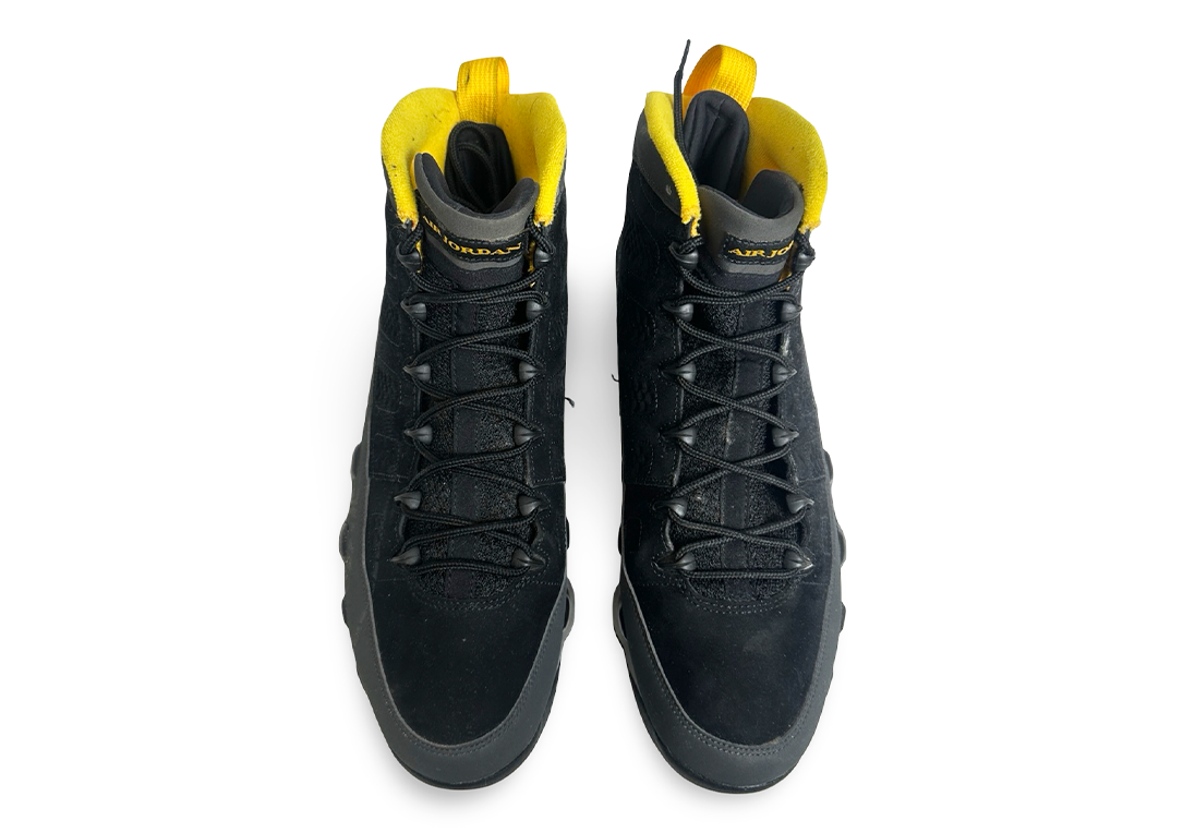 Jordan 9 Retro Dark Charcoal University Gold