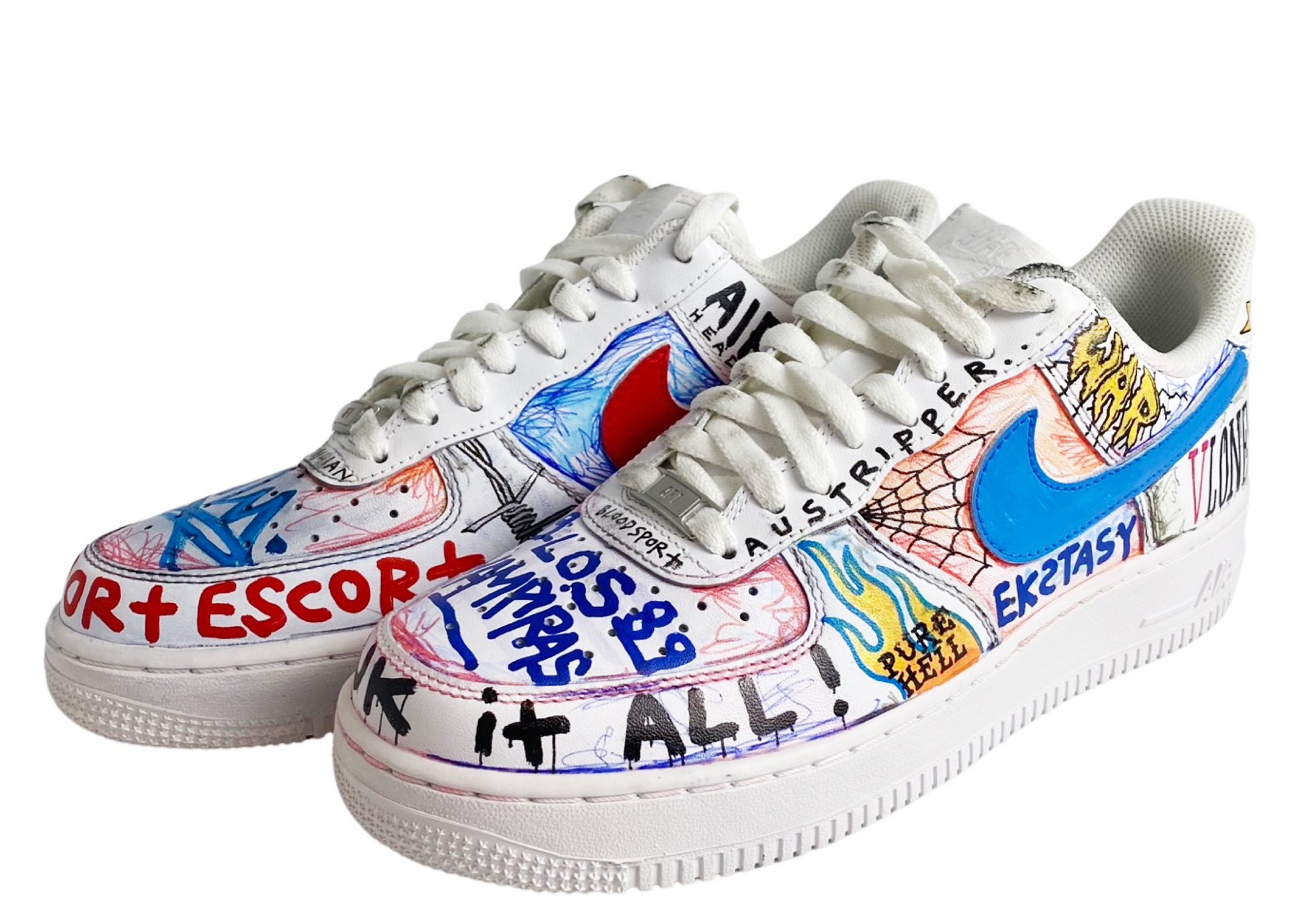Nike Air Force 1 Low Vlone x Pauly x Mase x Himumimdead ASAP Mob
